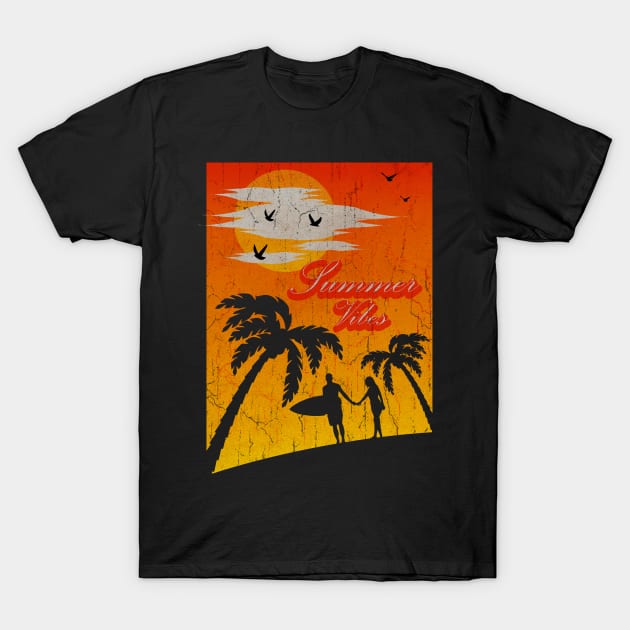 Summer Vibes T-Shirt by CreatenewARTees